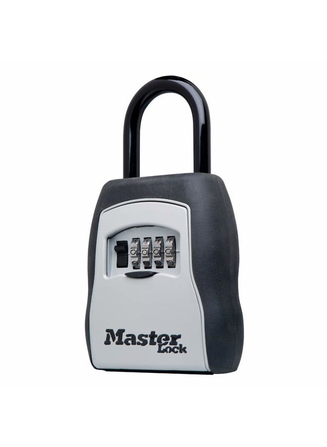 Master Lock 5400D Set Your Own Combination Portable Lock Box, 5 Key Capacity, Black - Image 1