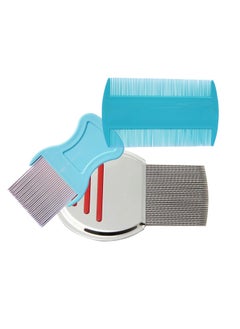 ZYOUNG zYoung 3 Pcs Dandruff  Lice Comb Set Fine Tooth Comb Multicolor Unisex 