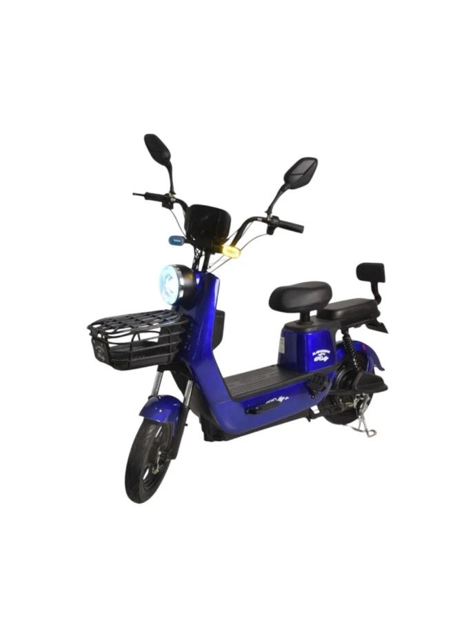 High Power Electric Motorcyle - Blue - Image 2