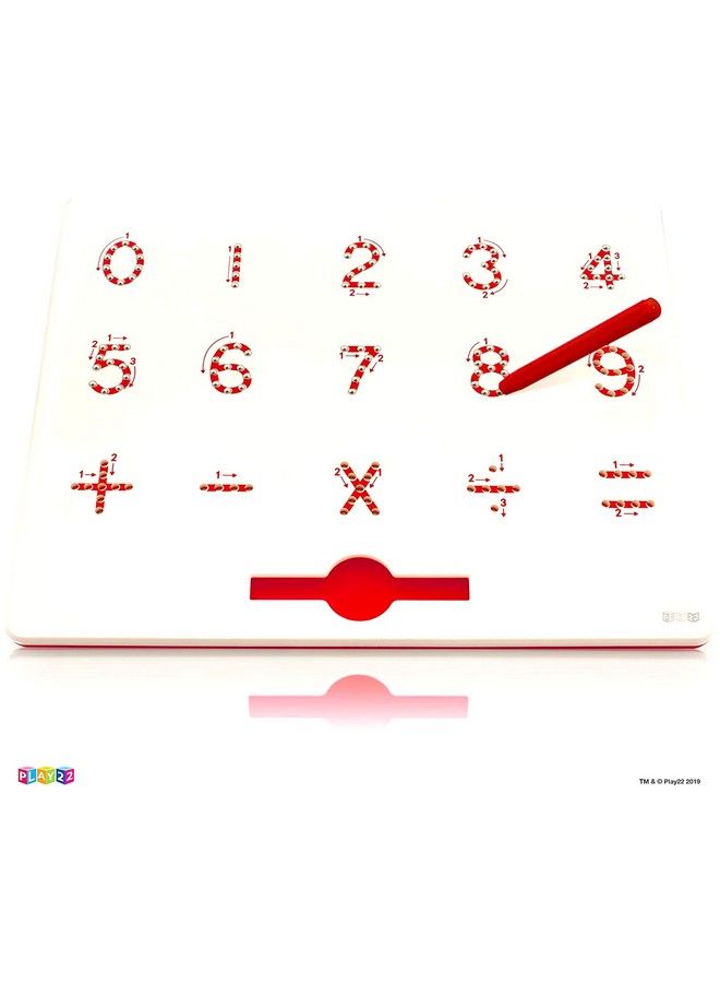 Play22 Magnetic Drawing Board Stem Educational Learning Abc Letters Kids Drawing Board Writing Board For Kids Erasable Magnetic Doodle Board Includes A Pen Best Gift For Kids (Numbers) - Image 4