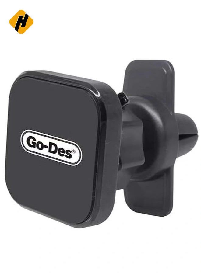 HuHa Car Phone holder 2 in 1 Magnetic Phone Mount, Universal Air Vent Magnetic Device Holder with Extra Strong Adhesion to all Surfaces Compatible for all Devices  - Image 1