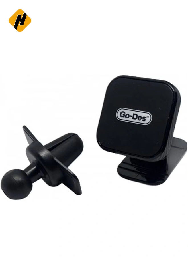 HuHa Car Phone holder 2 in 1 Magnetic Phone Mount, Universal Air Vent Magnetic Device Holder with Extra Strong Adhesion to all Surfaces Compatible for all Devices  - Image 3