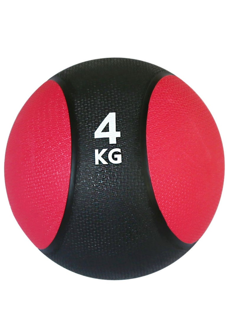 سبال كرة طبية لتدريب القوة والجذع - خيارات وزن من 1 كجم إلى 8 كجم - قبضة غير قابلة للانزلاق، هيكل مطاطي متين - مثالية لصالة الألعاب الرياضية المنزلية، كروس فيت، اللياقة البدنية الوظيفية، إعادة التأهيل وتمارين القلب والأوعية الدموية - Image 3