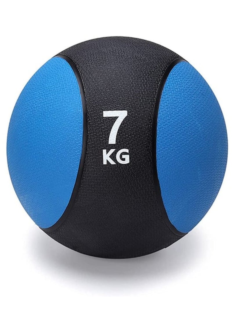 سبال كرة طبية لتدريب القوة والجذع - خيارات وزن من 1 كجم إلى 8 كجم - قبضة غير قابلة للانزلاق، هيكل مطاطي متين - مثالية لصالة الألعاب الرياضية المنزلية، كروس فيت، اللياقة البدنية الوظيفية، إعادة التأهيل وتمارين القلب والأوعية الدموية - Image 5
