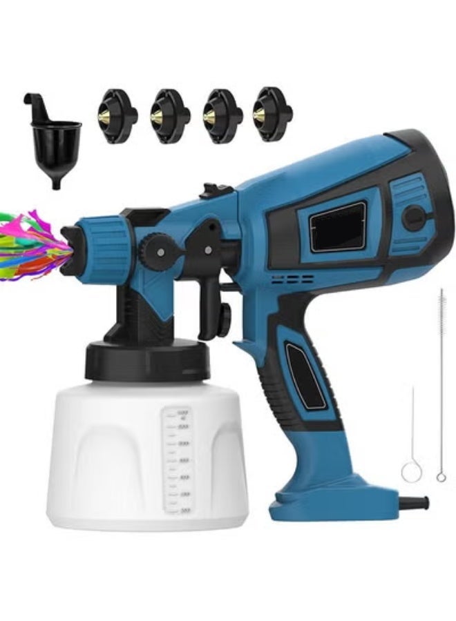 YelaJoy Electric Paint Sprayer,1400ml Capacity, Paint Tools Ideal for Furniture House Painting 4 Nozzles and 3 Patterns, Easy to Clean for Cabinets, Fence, Walls, Door, Garden Chairs - Image 1