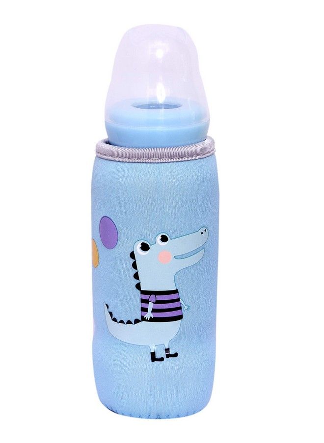 Alya The Cheeky Kidzz Stretchable Soft Reusable Baby Feeding Bottle Cover Sleeve Animal Printed With Holding Strap Suitable For 120Ml 150Ml 220Ml 240Ml Feeding Milk;Water Feeder Bottles(Pack Of 6) - Image 4