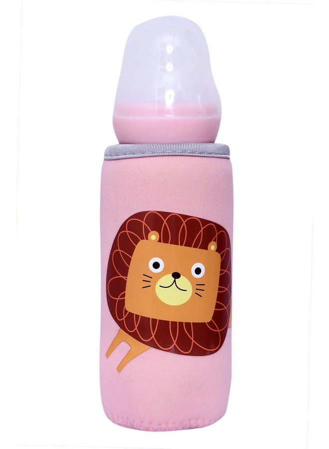 Alya The Cheeky Kidzz Stretchable Soft Reusable Baby Feeding Bottle Cover Sleeve Animal Printed With Holding Strap Suitable For 120Ml 150Ml 220Ml 240Ml Feeding Milk;Water Feeder Bottles(Pack Of 6) - Image 5