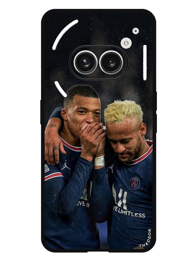 Theodor Protective Case Anti Scratch Shock Proof Bumper Cover For Nothing Phone (2A) Plus - Nothing Phone (2A) Mbappe and Neymar 1 - Image 1