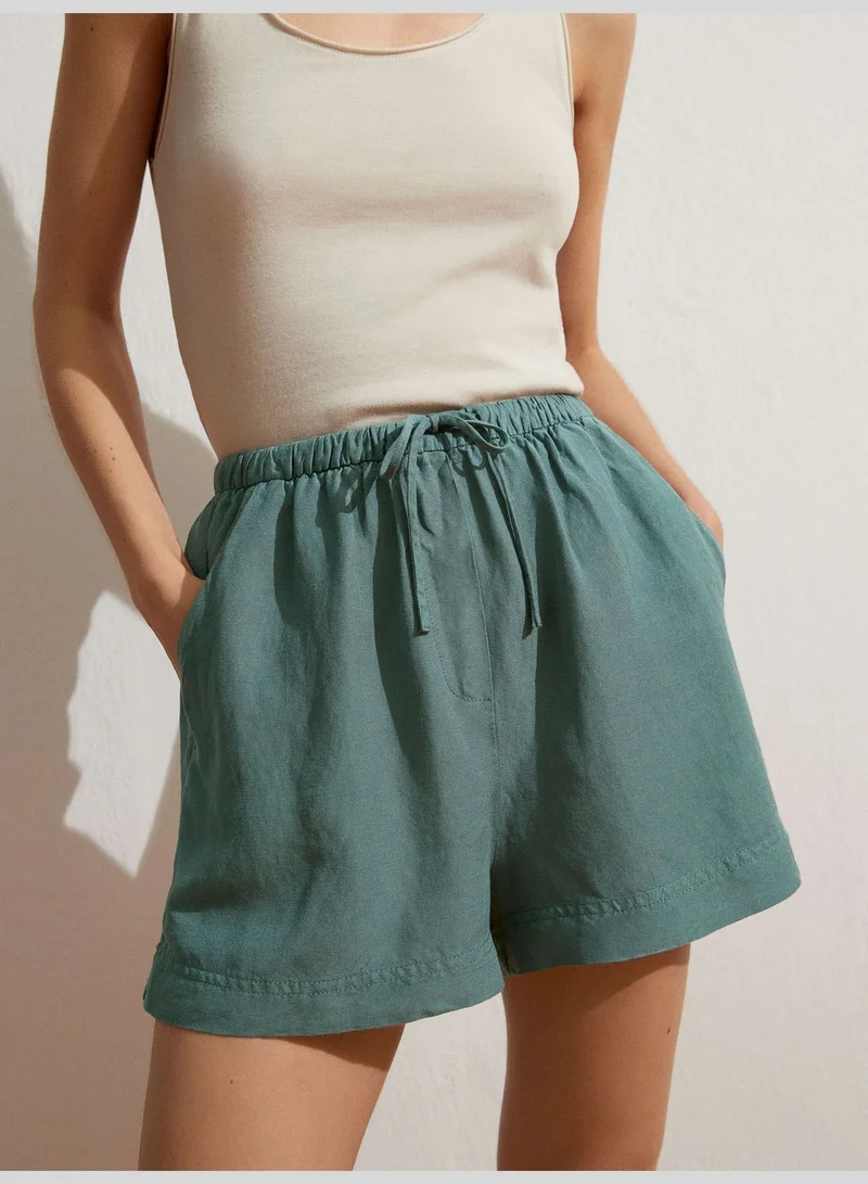 oysho Linen shorts