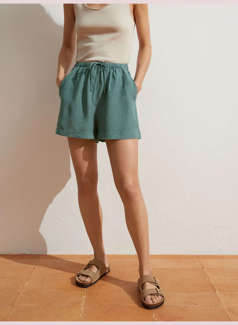 oysho Linen shorts