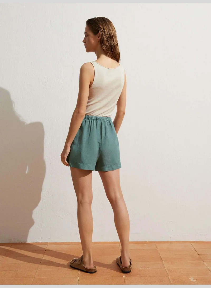 oysho Linen shorts