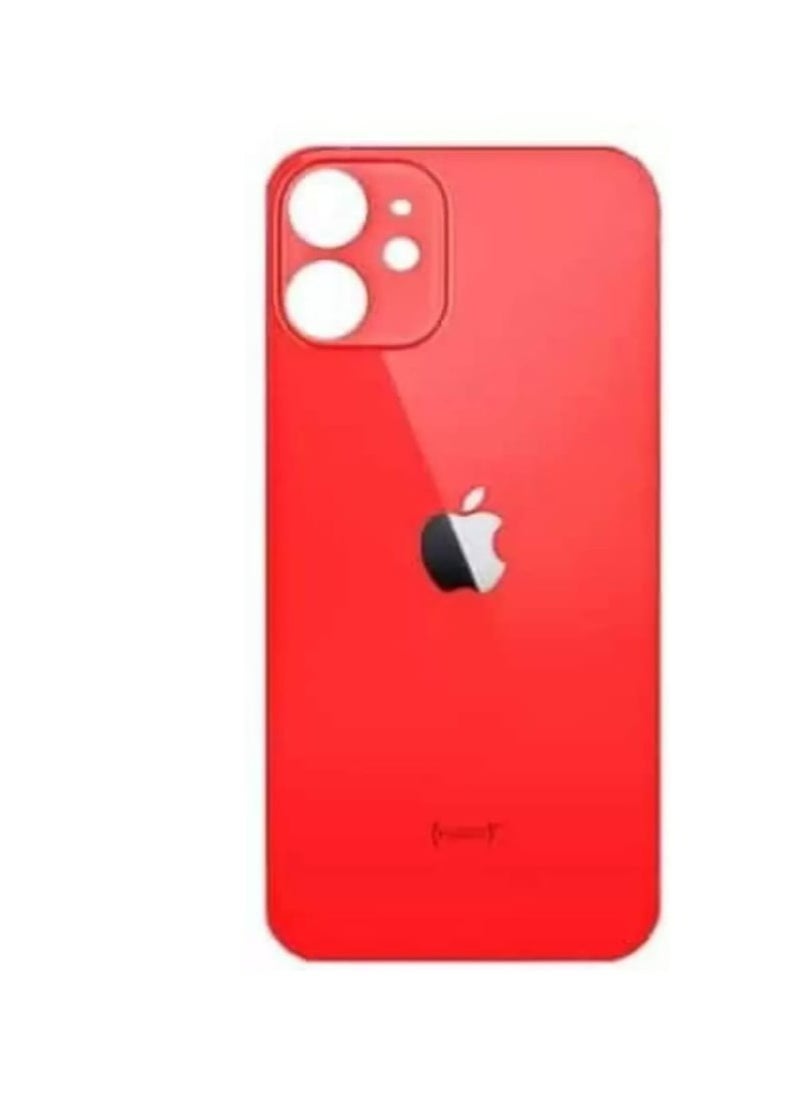 Generic - Replacement Back Glass iphone 12 Red - Image 1