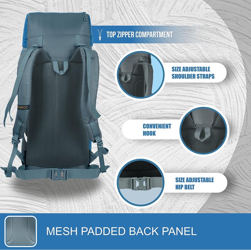 TRAWOC GLIDE 50L Rucksack for Trekking & Hiking - Image 4