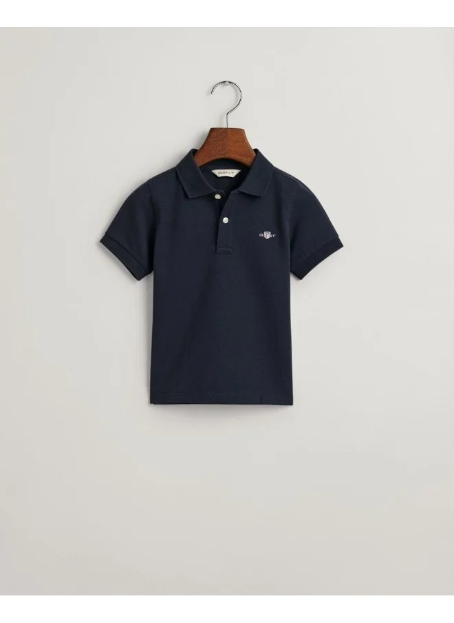 غانت Gant Kids Shield Piqué Polo Shirt