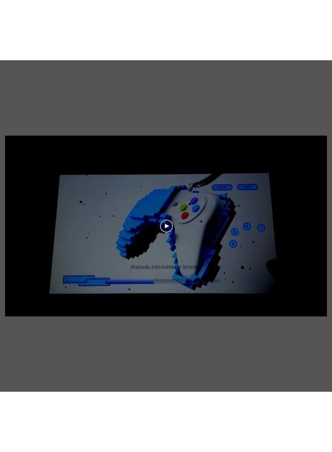 M300 Max Game Projector, Projector And Game With 2 Wireless Controllers Game Projector with Controllers, Projector, M300 Max Video Game Projector, P30 Max Projector and Game