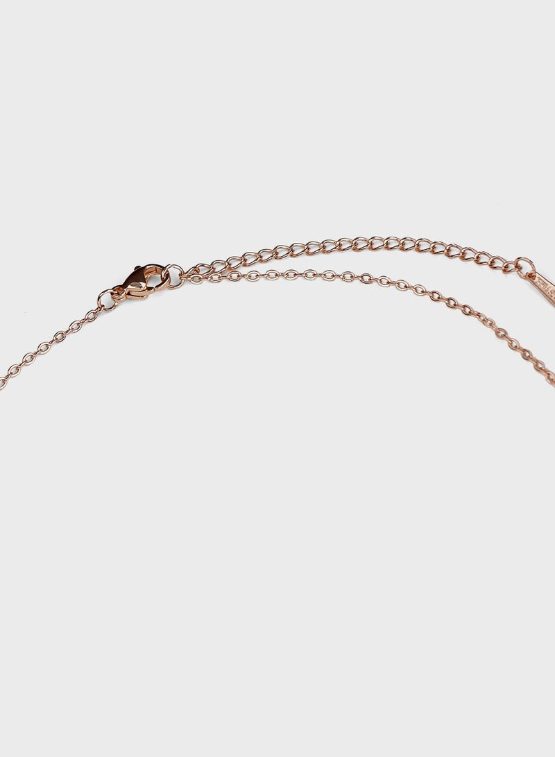 Ella Limited Edition Cz  Round Pendant Necklace & Earrings Set - Image 4