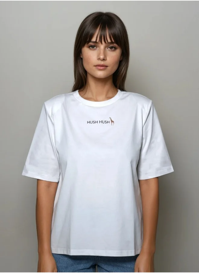 I Am The Company HUSH HUSH T-SHIRT – WHITE