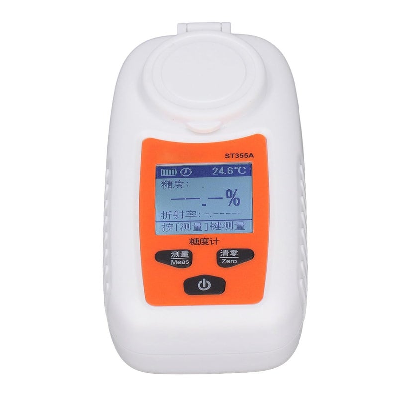 Global simple assemble options Digital Brix Refractomete,Brix Tester Meter Fruit Beer Drinks Wine Sugar Content Measuring Instrument Suger Meter,for Ugar Content Measurement of Sugar Fruit Food Honey Budget friendly sizing alternatives - Image 1