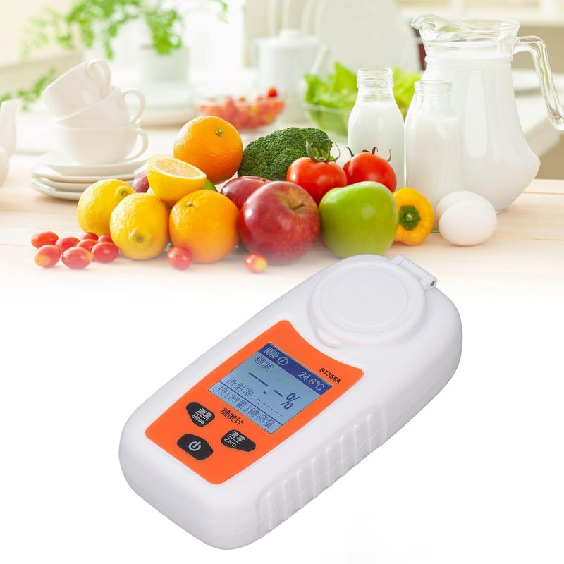 Global simple assemble options Digital Brix Refractomete,Brix Tester Meter Fruit Beer Drinks Wine Sugar Content Measuring Instrument Suger Meter,for Ugar Content Measurement of Sugar Fruit Food Honey Budget friendly sizing alternatives - Image 2
