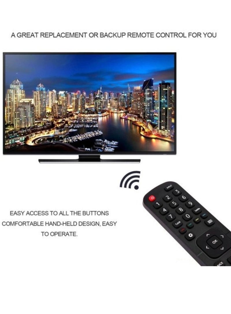 PopZa Remote Control Replacement For Hisense TVs Black - Image 2