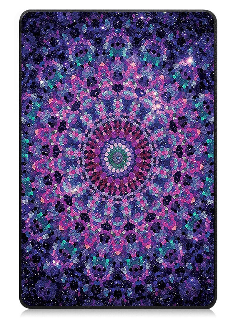 Theodor Protective Flip Case For Apple iPad Pro 13 (2024) With Trifold Stand Auto Wake Sleep Shockproof Cover Mandala art - Image 1