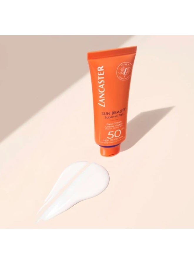 لانكستر كريم لانكستر صن بيوتي للوجه بعامل حماية من الشمس 50، 50 مل - Image 2