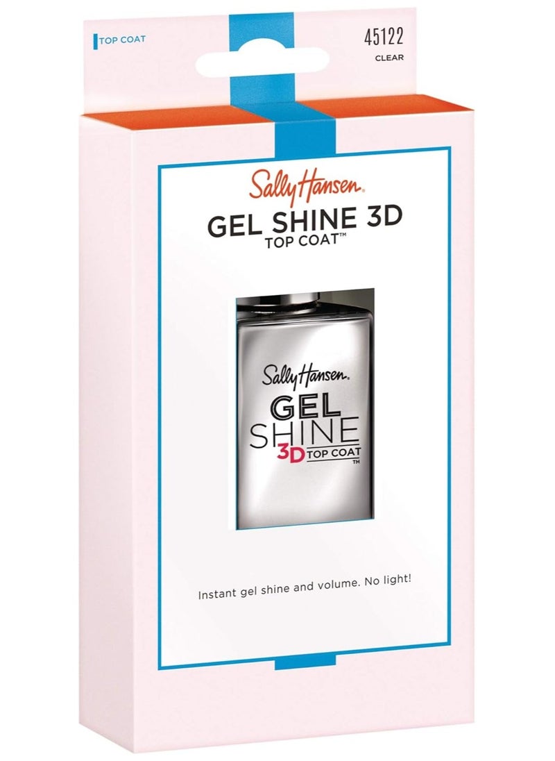 Sally Hansen 3D Gel Shine Top Coat, 13.3ml  - Image 1