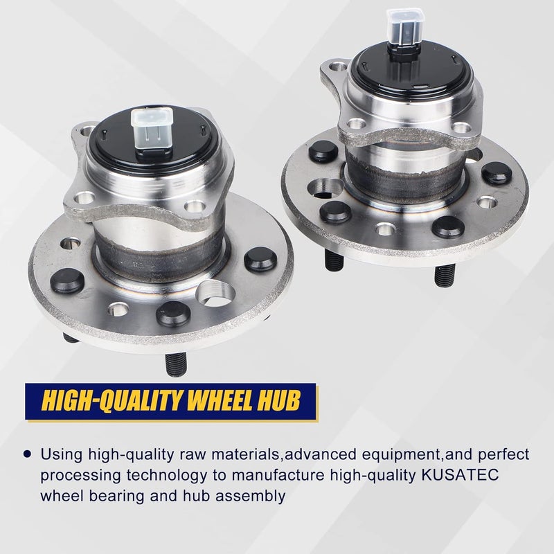 KUSATEC 512206 512207 Rear Wheel Bearing and Hub Assembly for Lexus and Toyota Vehicles - Image 3