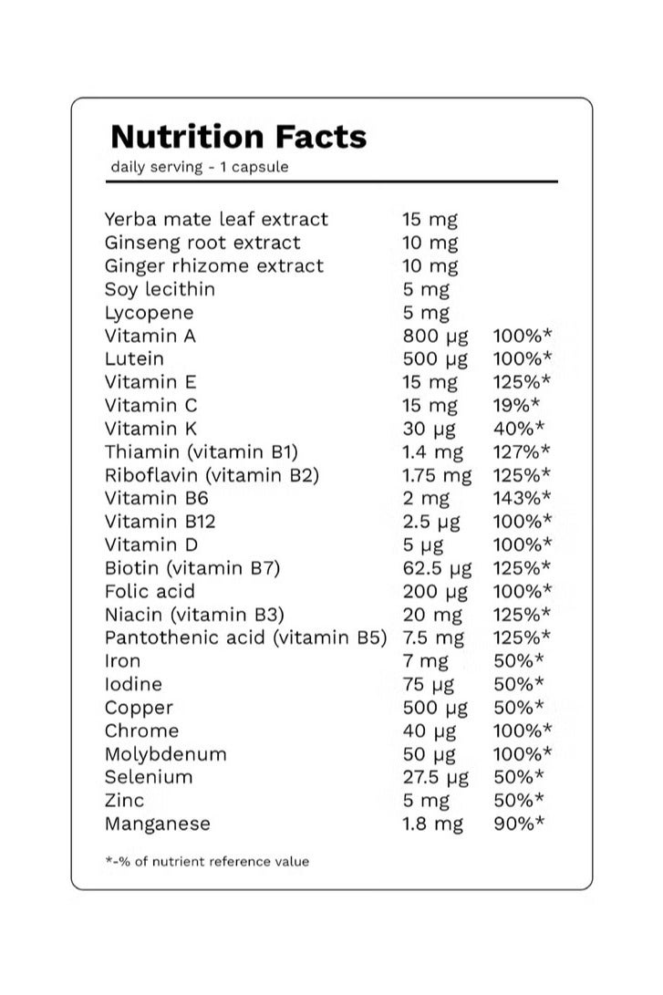 Activlab Pharma مالتي فيت للرجال، 60 كبسولة، فيتامينات متعددة للرجال - Image 3