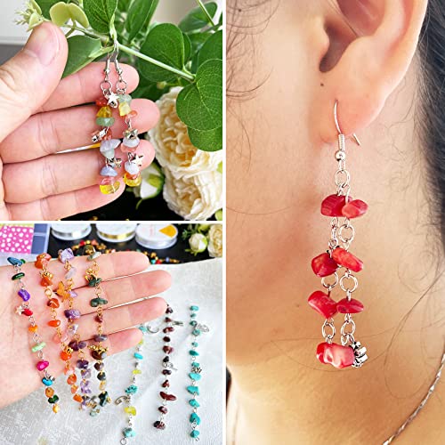 ygorios Jewelry Making Kit for Adults - 1760 PC Crystal Beads, 800 PC Jewelry Findings, DIY Bracelet, Earring - Image 5