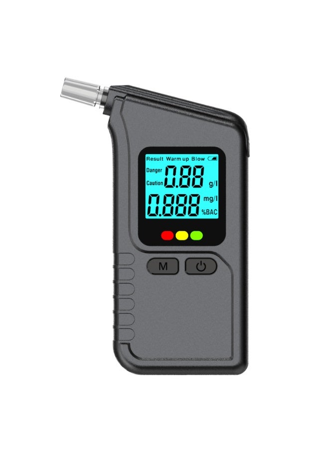 Breathalyzer with LED Display and 5 Mouthpieces Alcohol Tester Alcotester for Personal & Professional Use - Image 1