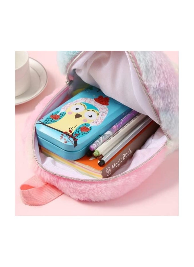 General - Unicorn Backpack Cute Plush Mini Bag, Fashionable and Cute, Suitable for Girls' Kids - Image 1