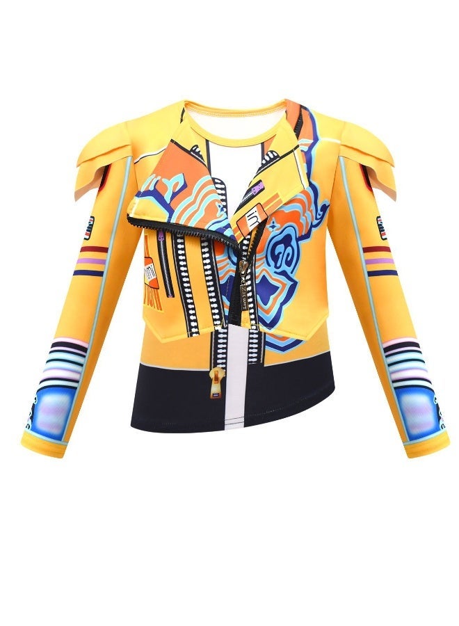 general K-Pop Demon Hunters girls' suits, costumes, children's performances, four-piece sets, gifts for family and friends - Image 2