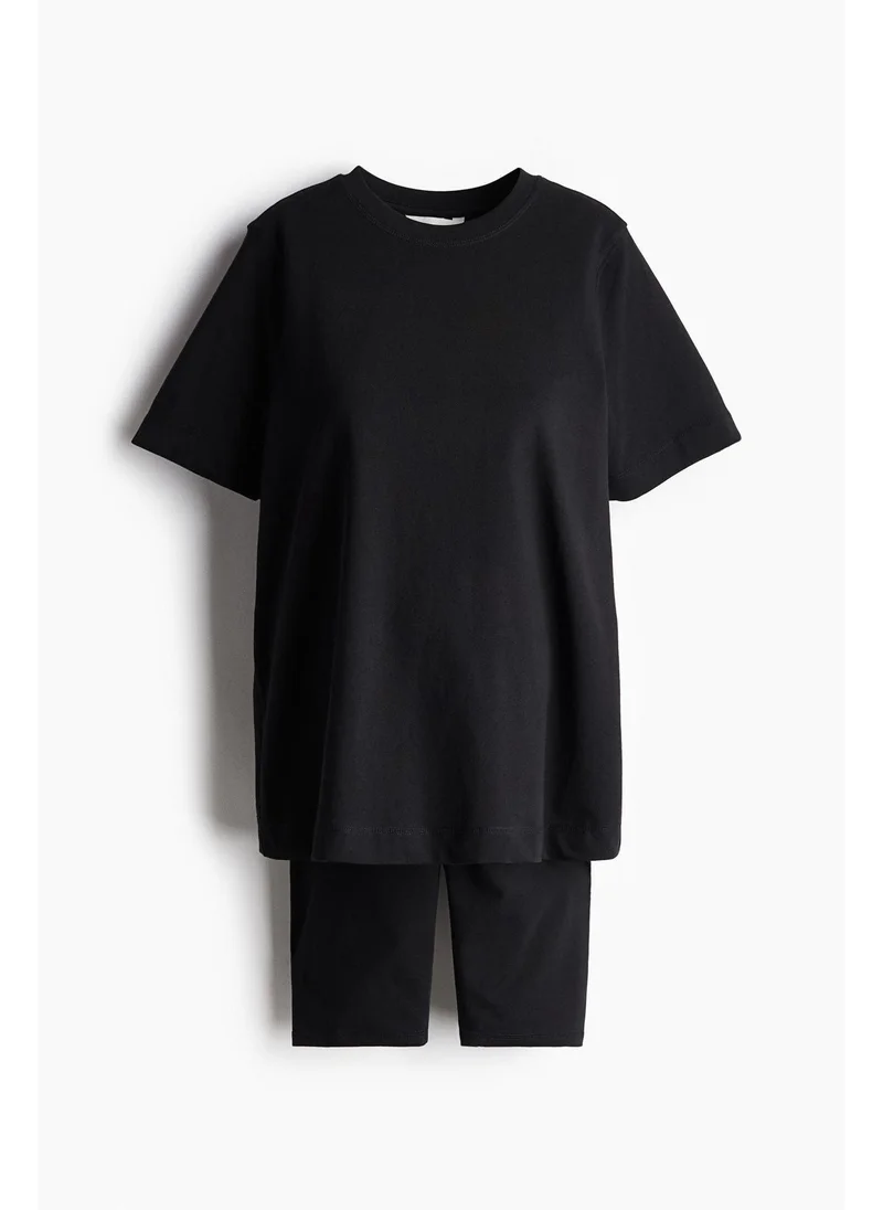 H&M MAMA 2-piece cotton set