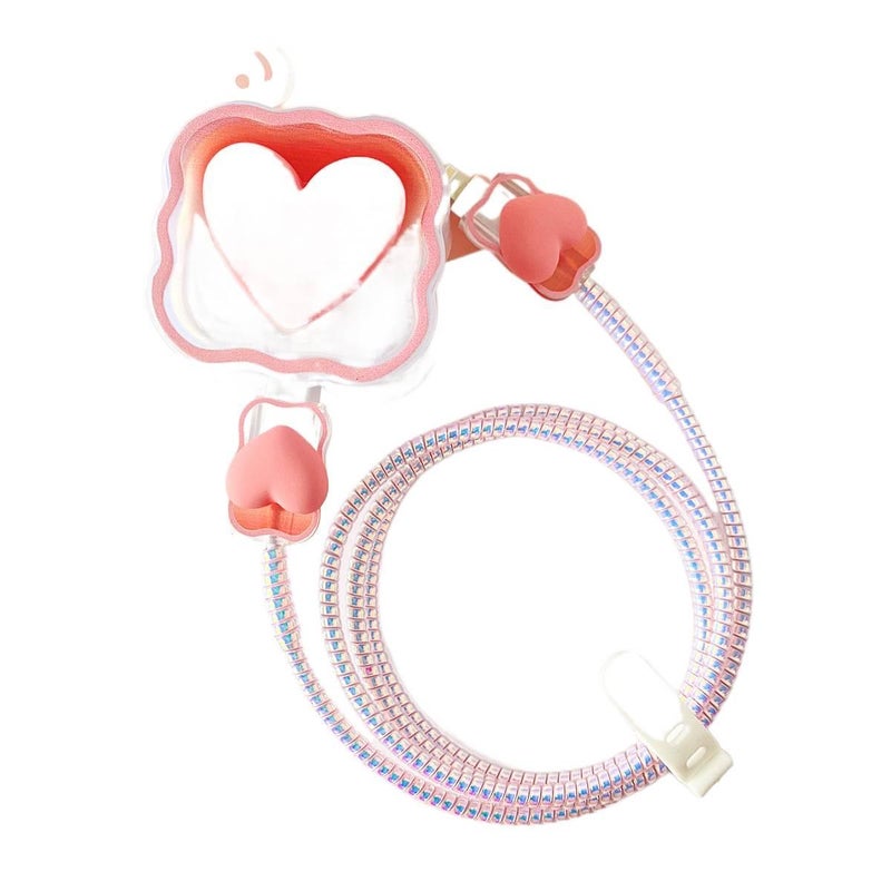 20W Charger Head and Cable End Protector Set with Cute Style in Black with Decorative Design Anti Bend Protection and Daily Cable Care - NADI - Image 3