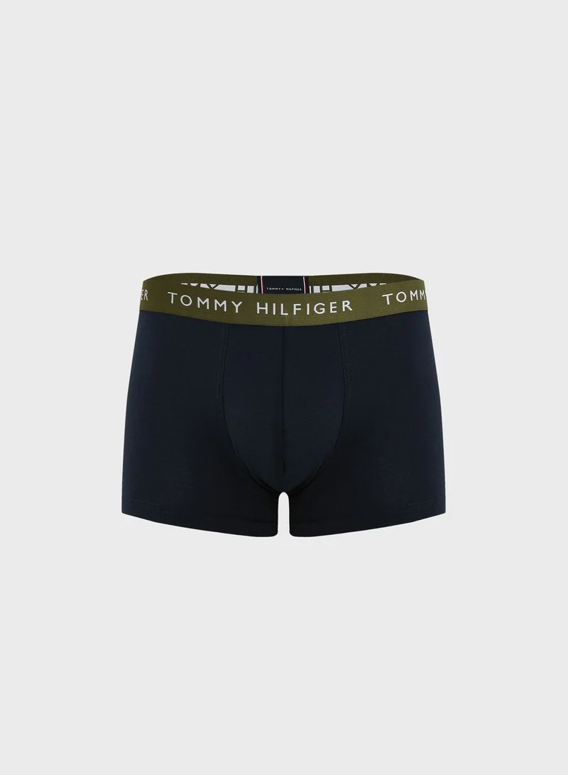 TOMMY HILFIGER 3 Pack Logo Band Trunks