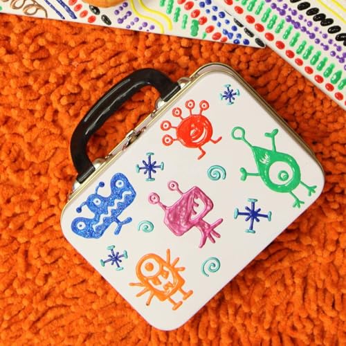 Scribbles 13903 3D Fabric Paint Shiny, White - Image 4