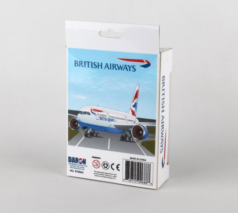 Daron Worldwide Trading British Airways 787 Single Plane Rt6005 Toy, White - Image 2