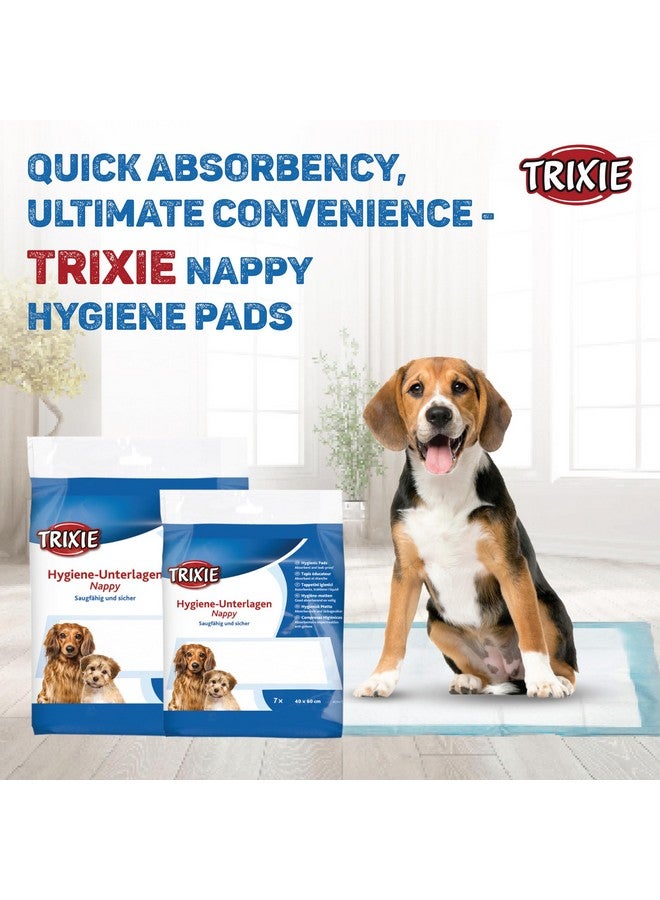 تريكسي حفاضات للكلاب مصنوعة من مادة السليلوز الطبيعية الليفية الطويلة، وهي فائقة الامتصاص للكلاب، ويمكن استخدامها في سلال الكلاب أو أسرتها في حالة سلس البول - 40 × 60 سم، عبوة من 7 قطع - Image 2