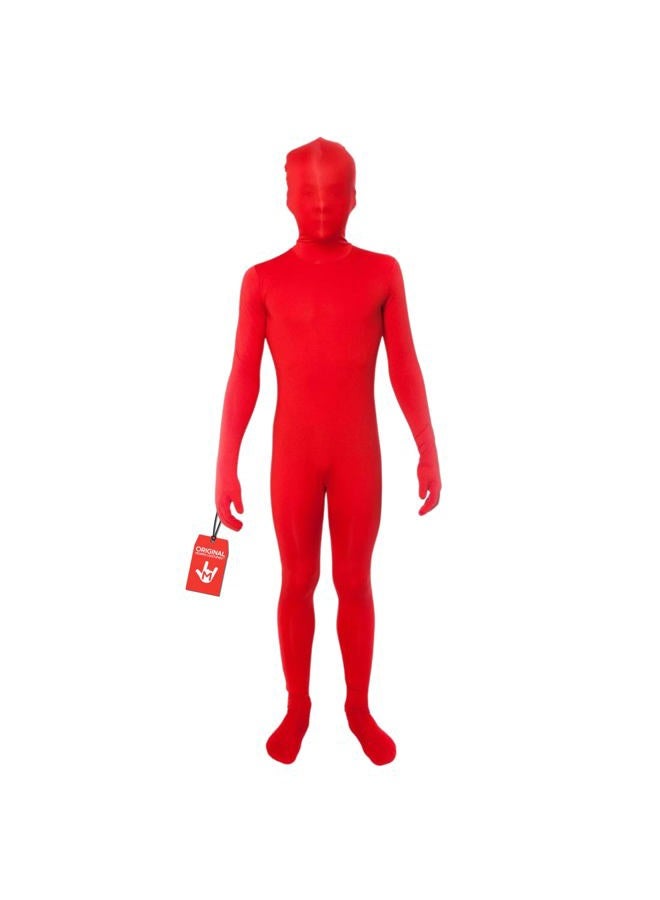 Morphsuits Original Red Kids Fancy Dress Costume - Medium (Age 8-10) - Image 1