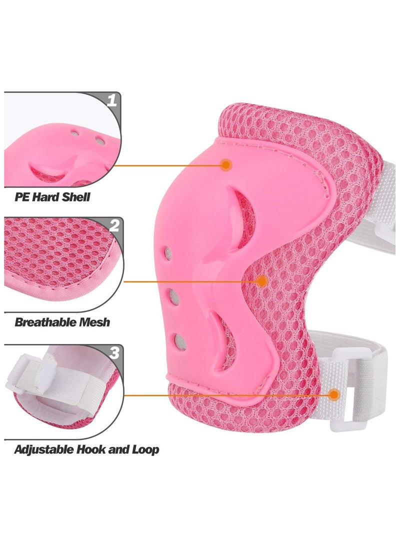 Spartan Knee & Elbow Pads And Wrist Protective Set Pink Xs  - Image 2