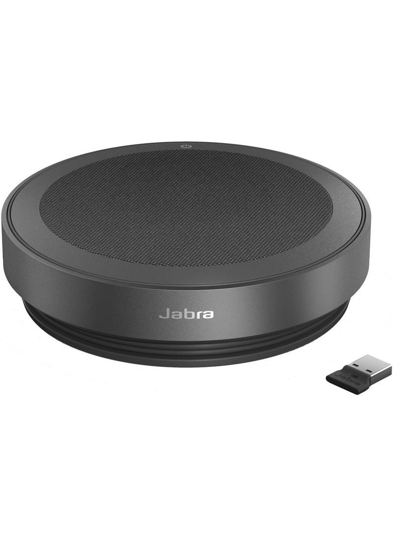 Jabra 4700 mAh Speak2 75 Portable Speakerphone, Microsoft Teams Certified, 4 Beamforming Microphones, Full-Duplex Audio, 65mm Full-Range Speaker, Noise & Echo Cancellation, Bluetooth 5.2, USB-C/USB-A, Up to 32 Hours Battery, IP64, 4.5m Room Coverage, Dark Grey | 2775-319 - Image 3