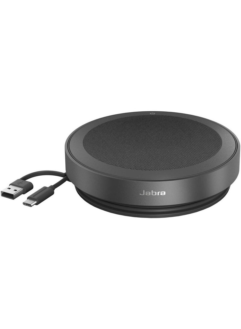 Jabra 4700 mAh Speak2 75 Portable Speakerphone, Microsoft Teams Certified, 4 Beamforming Microphones, Full-Duplex Audio, 65mm Full-Range Speaker, Noise & Echo Cancellation, Bluetooth 5.2, USB-C/USB-A, Up to 32 Hours Battery, IP64, 4.5m Room Coverage, Dark Grey | 2775-319 - Image 4