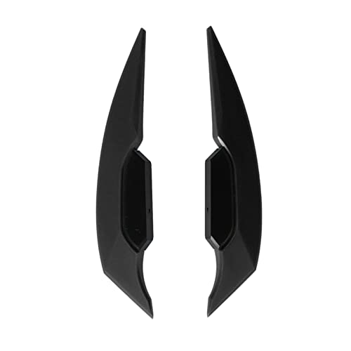 Akozon 1 Set of Motorcycle Side Winglet Aerodynamic Spoiler, Compatible with Universal Motorcycles and Electric Bikes (Black) - Image 1