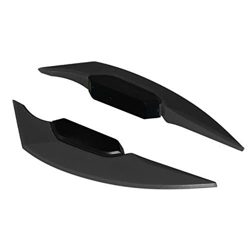 Akozon 1 Set of Motorcycle Side Winglet Aerodynamic Spoiler, Compatible with Universal Motorcycles and Electric Bikes (Black) - Image 5