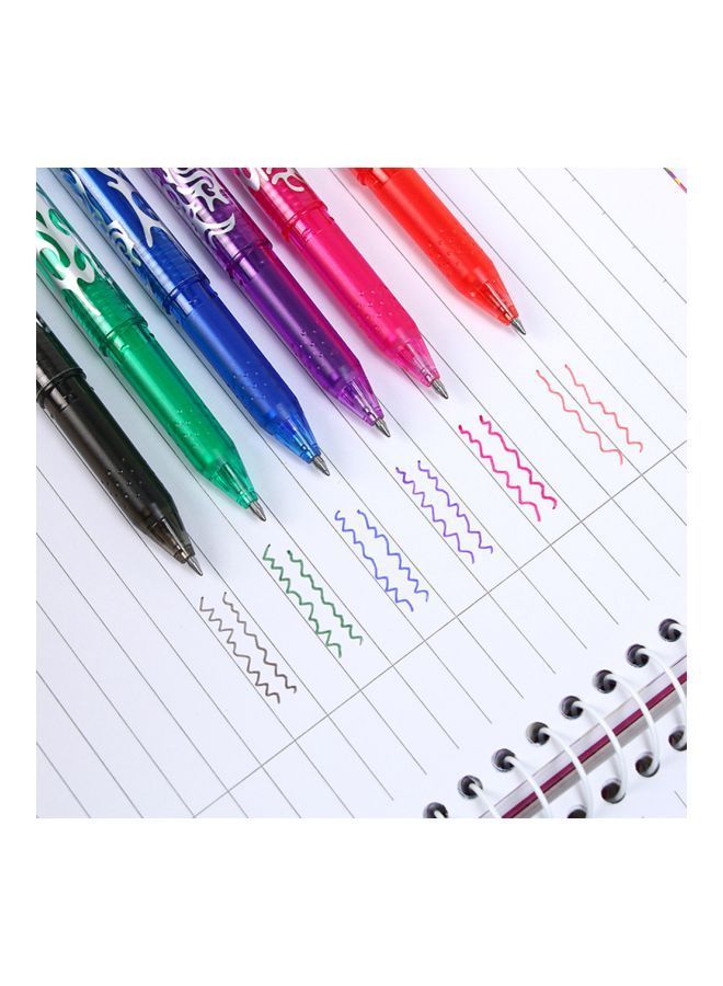 نيبمينينت طقم أقلام حبر جل قابلة للمسح مكون من 9 قطع أزرق/وردي/ذهبي - Image 3