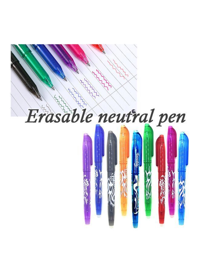 نيبمينينت طقم أقلام حبر جل قابلة للمسح مكون من 9 قطع أزرق/وردي/ذهبي - Image 4