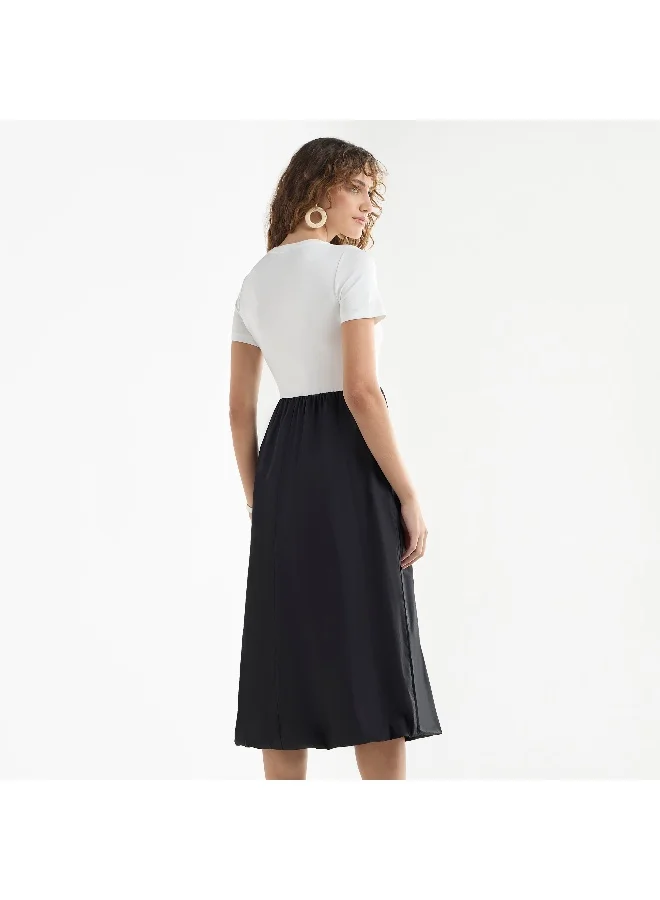 Splash FAV Contrast Knit Dress
