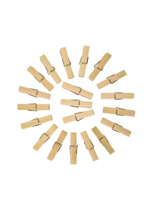 ECVV® Bamboo Clothespins | Bamboo Pegs Clothes Pegs Wood urable Hanging Clips for Home Clothes Windproof Supplies | 80 Pieces 6cm x 1.2cm - pzsku/Z192A6E9F3707E4A0C2C1Z/45/_/1735653689/0106eb01-9290-43c8-b102-ccabb09e93c7