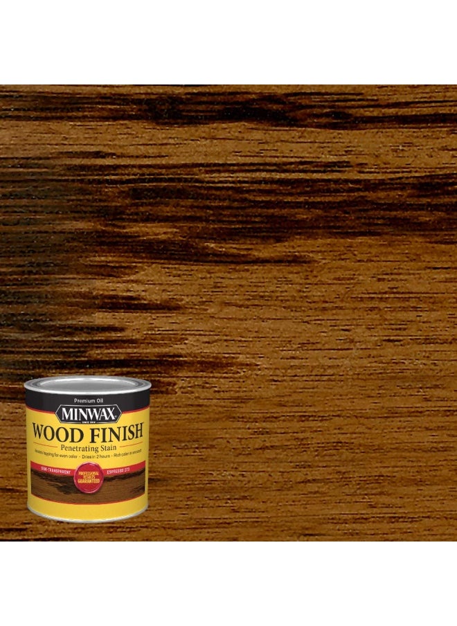 Minwax 227634444 Wood Finish Penetrating Interior Wood Stain 1 2 Pint Espresso  - Image 3